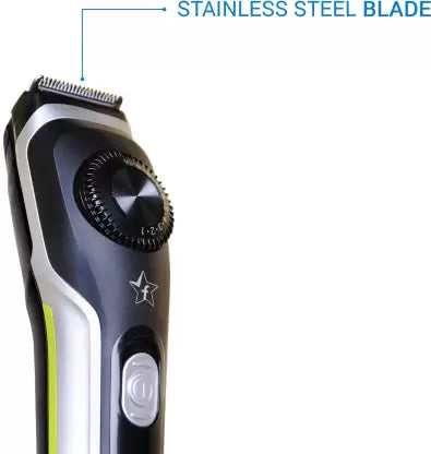 Flipkart SmartBuy UltraCut Runtime: 45 min Trimmer for men  (Black, Silver) Flipkart SmartBuy UltraCut Runtime: 45 min Trimmer for men  (Black, Silver)